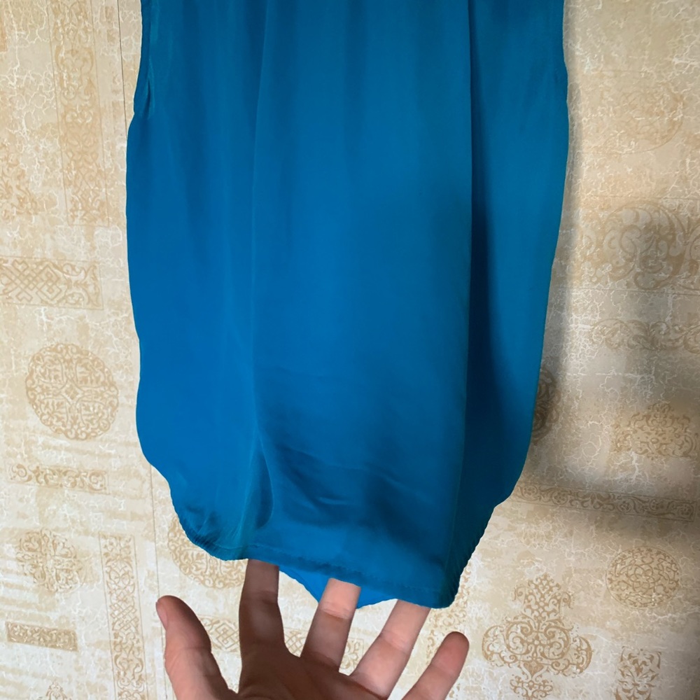 Blue Tank Button Down - Picture 3 of 5